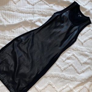 WILFRED FREE Leather Look Dress - size S